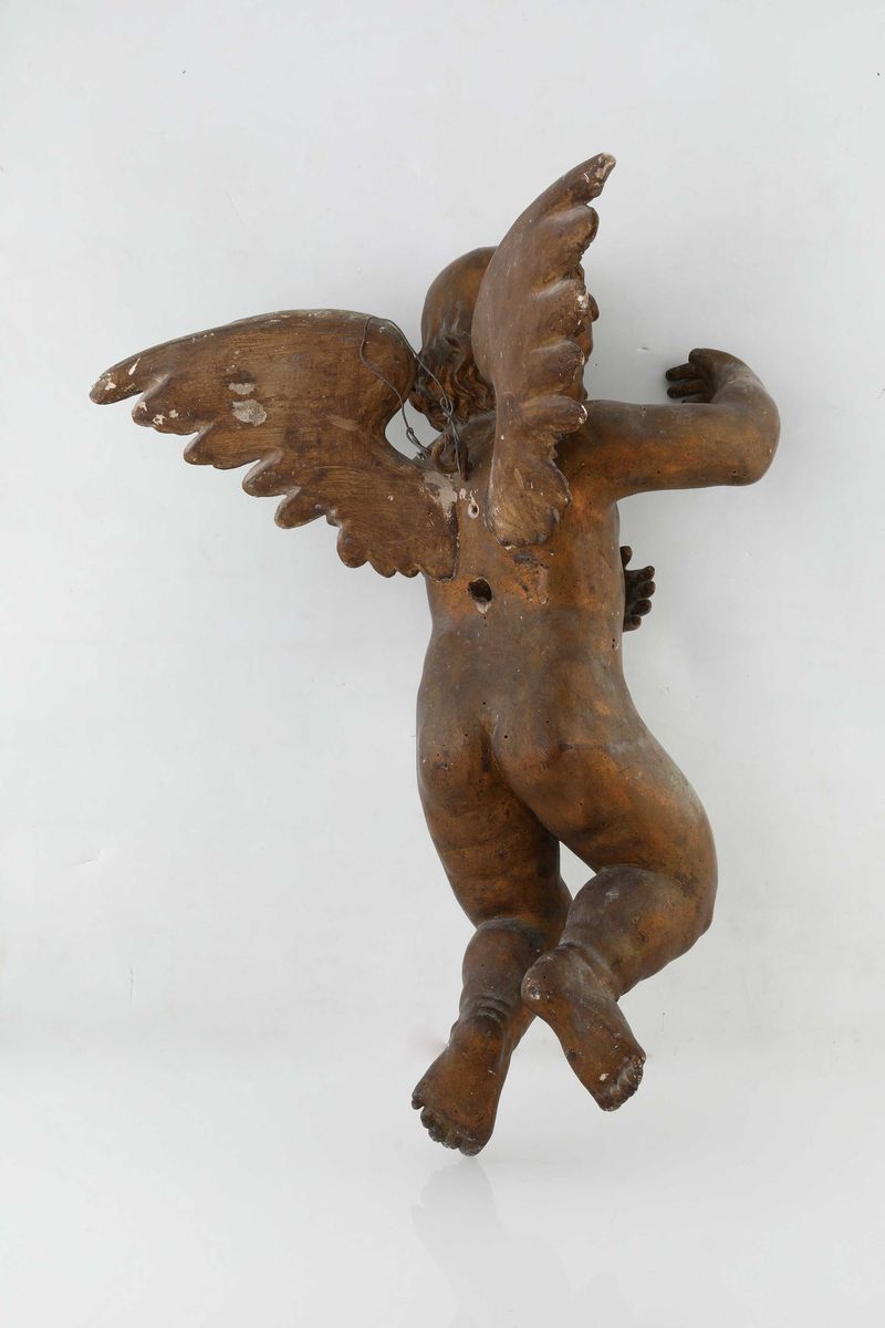 Scultura in Legno Laccato, Roma XVIII Secolo