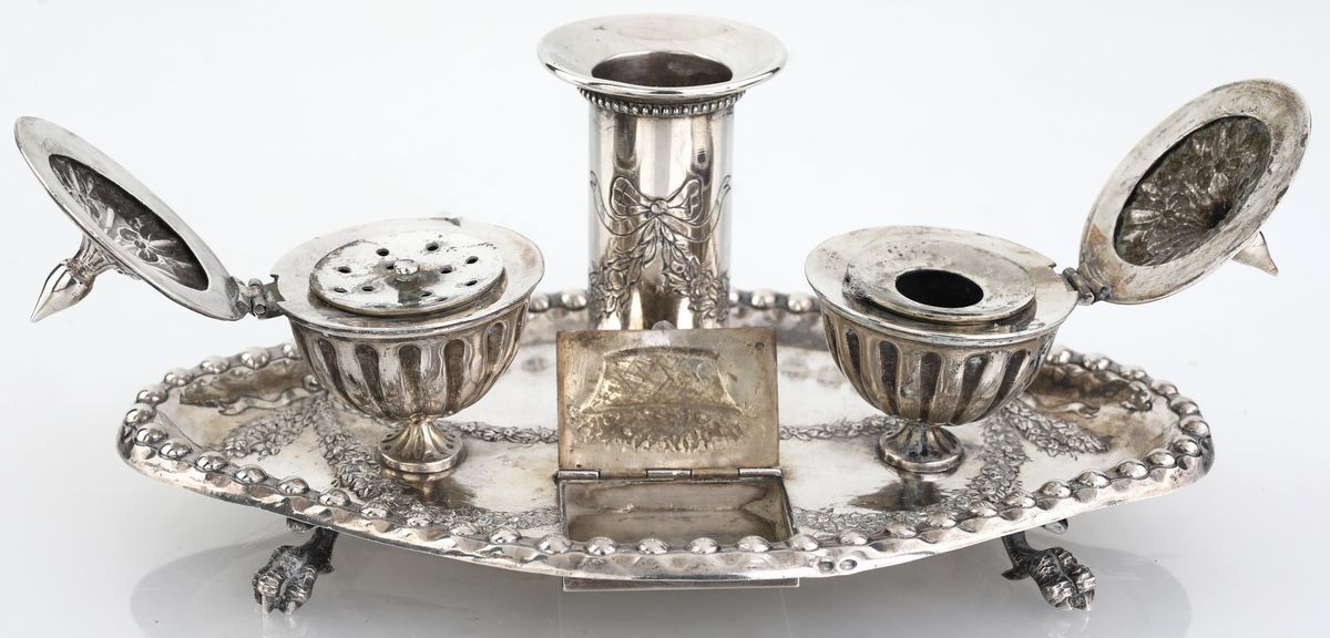 Calamaio in Argento, Hanau, Germania, XIX Secolo