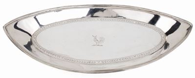 Vaschetta in Argento 958/1000, Dublino 1793, Argentiere John Dalrymple (attivo dal 1789 al 1794)