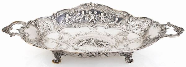 Centrotavola in argento, Germania, fine del XIX secolo
