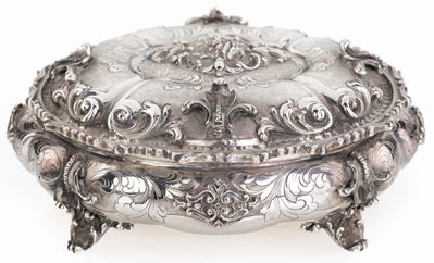 Portagioie in Argento, Italia, Anni Quaranta