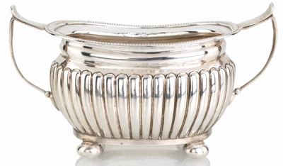 Zuccheriera Vittoriana in Argento 925/1000, Londra, 1887