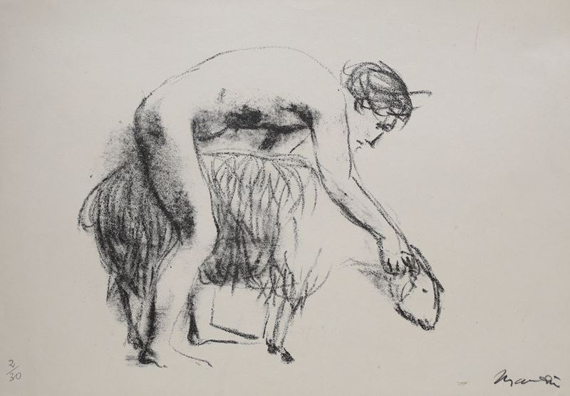 Giacomo Manzù - Senza Titolo