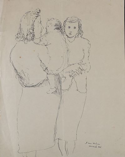 Madre con Figlio in Braccio