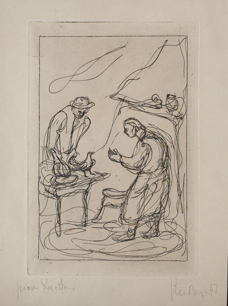 Giovanni Stradone - Figure e Colomba