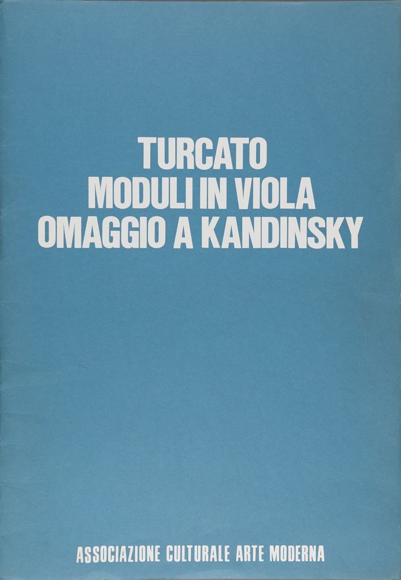 Giulio Turcato - Moduli in Viola - Omaggio a Kandisky