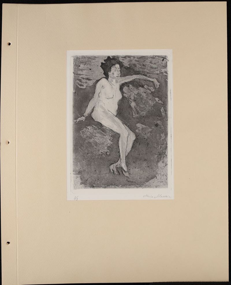 Mino Maccari - Nudo di Donna