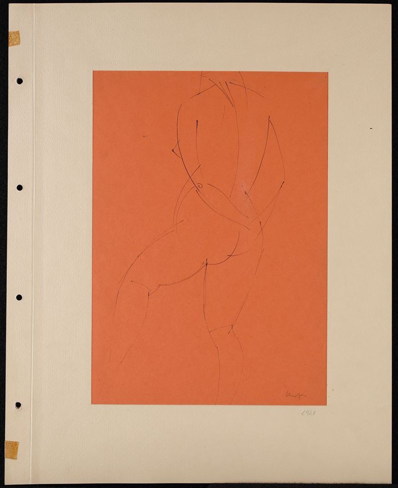 Mario Mafai - Studio di Figura Femminile