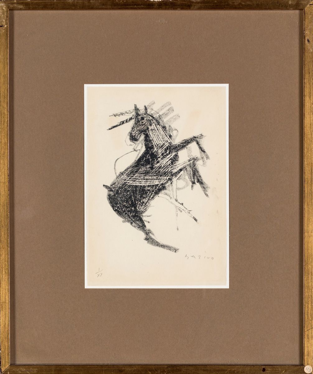 Marino Marini - Coppia di Litografie