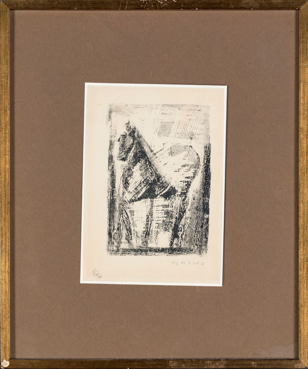 Marino Marini - Coppia di Litografie