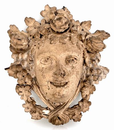 Piccola Maschera in Gesso, XIX Secolo
