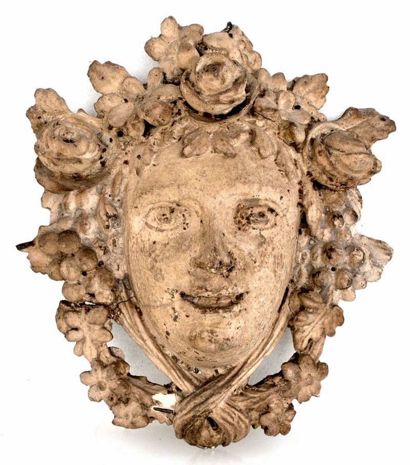 Piccola Maschera in Gesso, XIX Secolo
