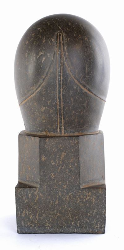 Shiva Lingham in Scisto Verde, Cambogia, Inizio del XX Secolo