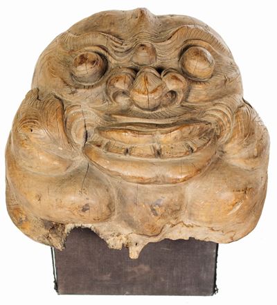 Grande Maschera da Parata in Legno, Bali, Indonesia, XIX Secolo