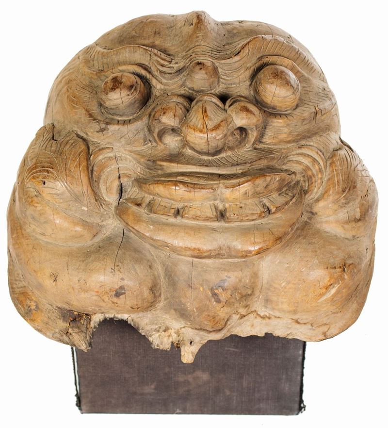 Grande Maschera da Parata in Legno, Bali, Indonesia, XIX Secolo