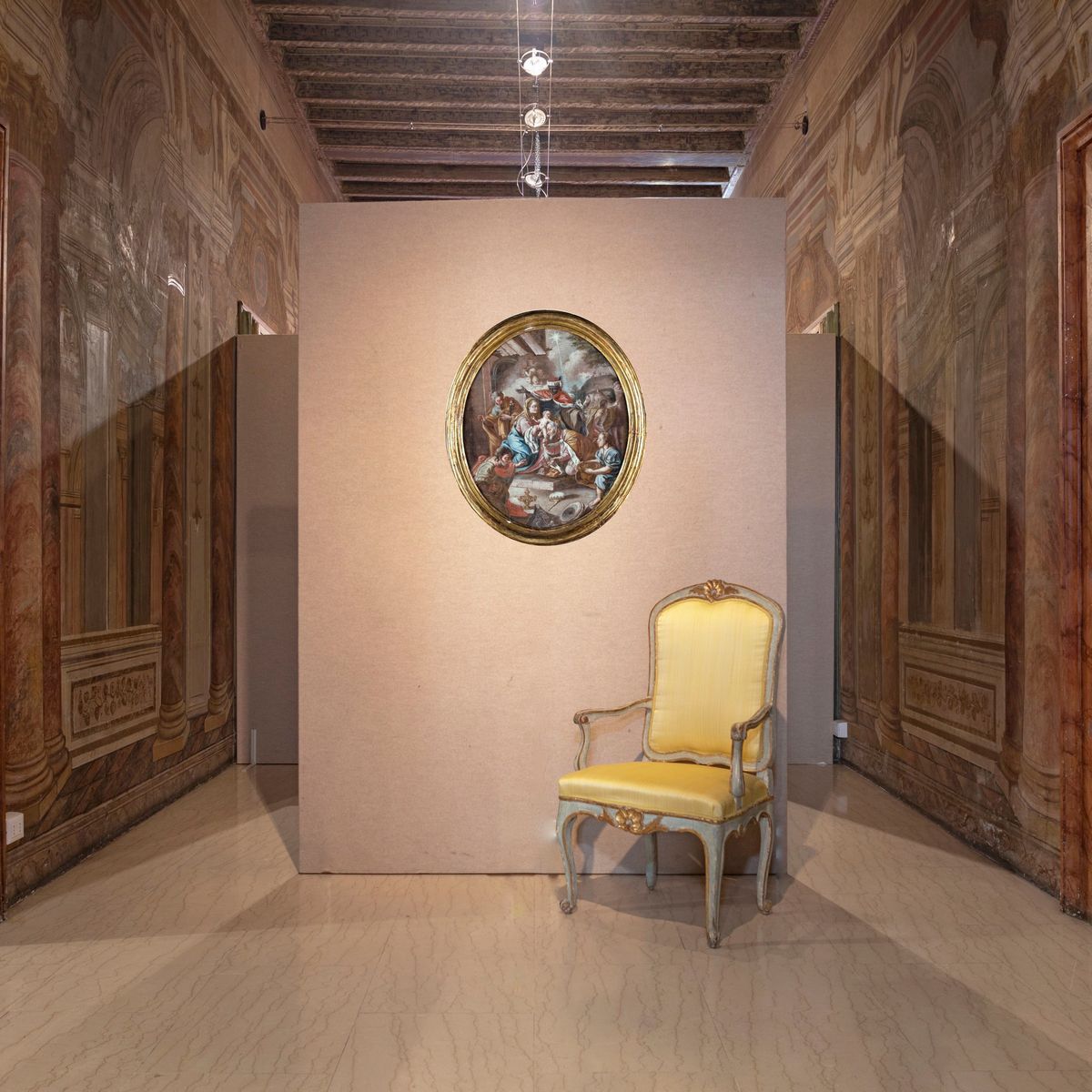 Scuola Napoletana del XVIII Secolo - Adorazione dei Magi