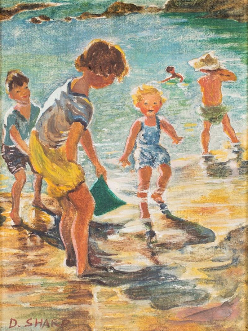 Dorothea Sharp - Senza Titolo (bambini al Mare)