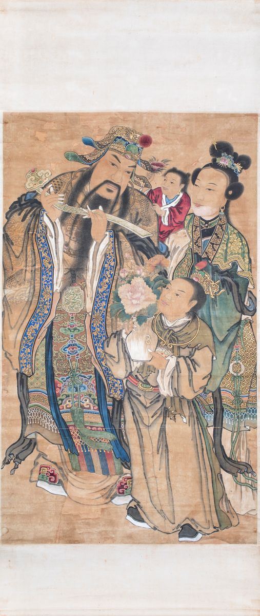 Grande rotolo verticale, Cina, XX secolo