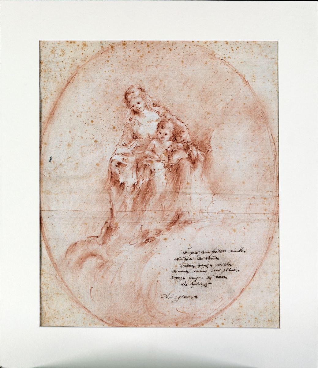 Pittore del XVIII Secolo - Madonna con Bambino