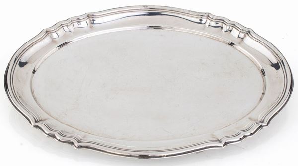 Piccolo vassoio ovale in argento  - Asta Antiquariato e dipinti, Argenti Antichi e da Collezione - Casa d'Aste Arcadia