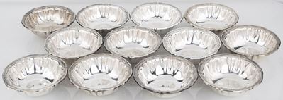 Dodici Coppette in Argento