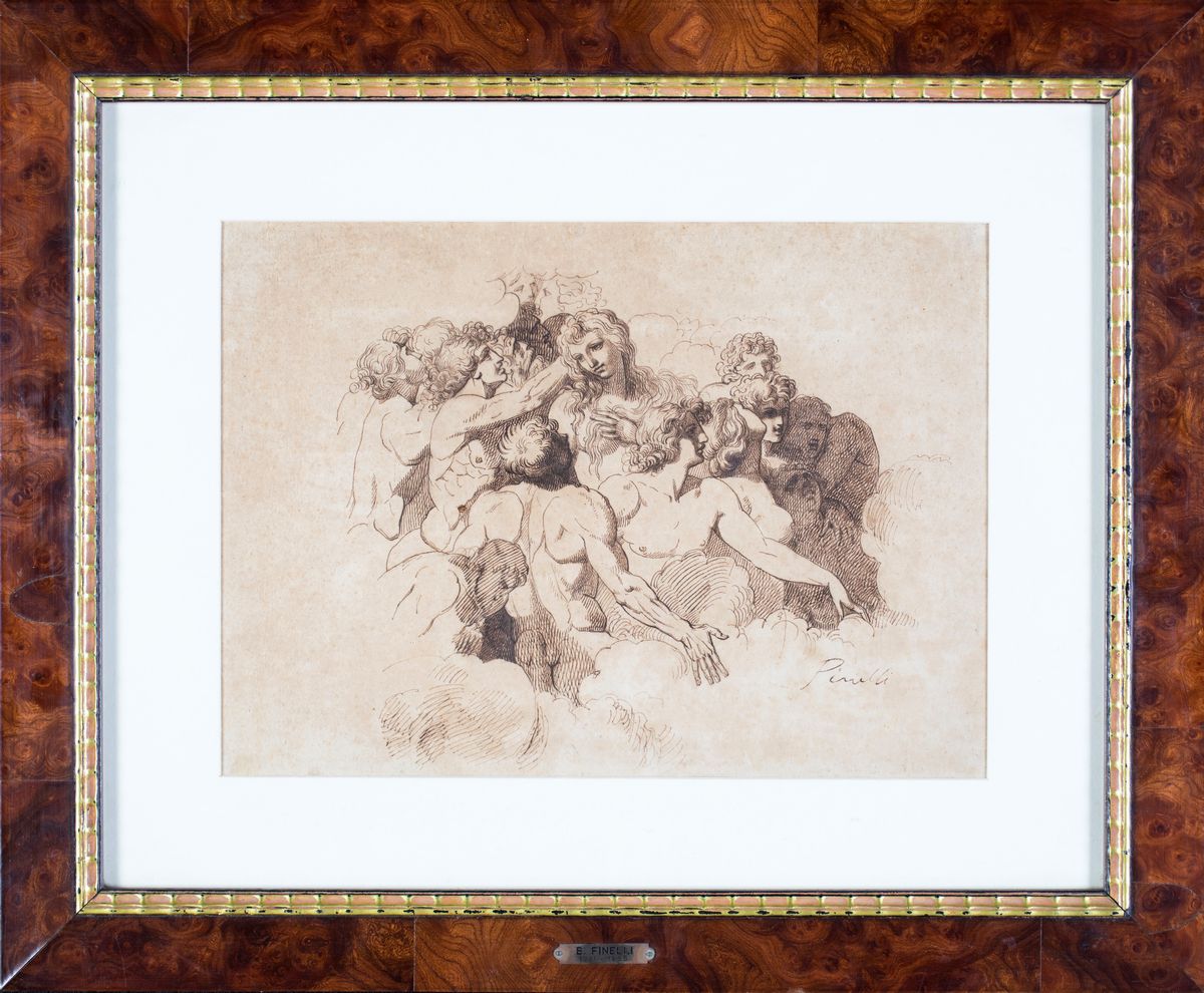 Pittore Neoclassico - Studio di Figure