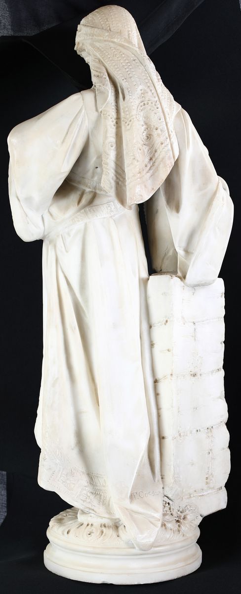 Scultura in Marmo Bianco, XIX Secolo