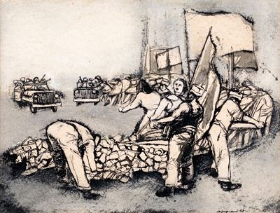 Manifestanti e Polizia