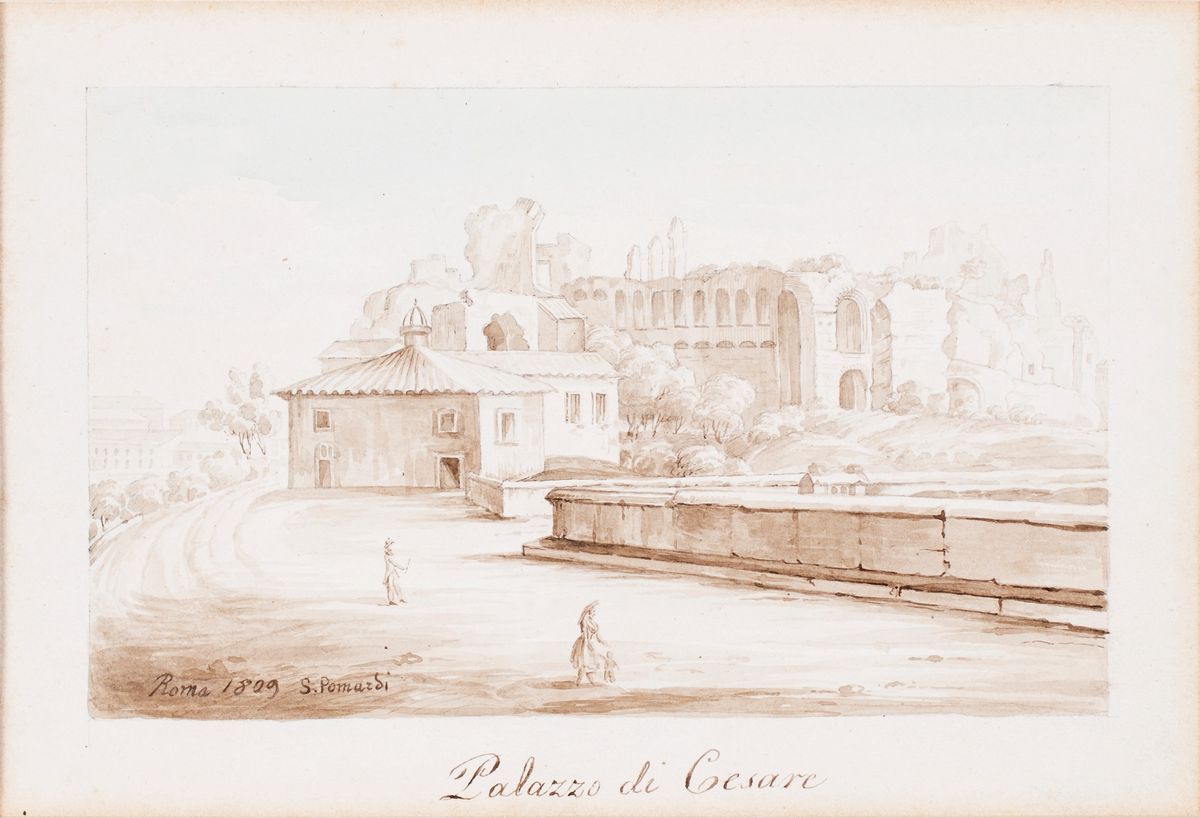 Simone Pomardi - A) Sepolcro di Nerone sulla Via Flaminia B) Palazzo di Cesare