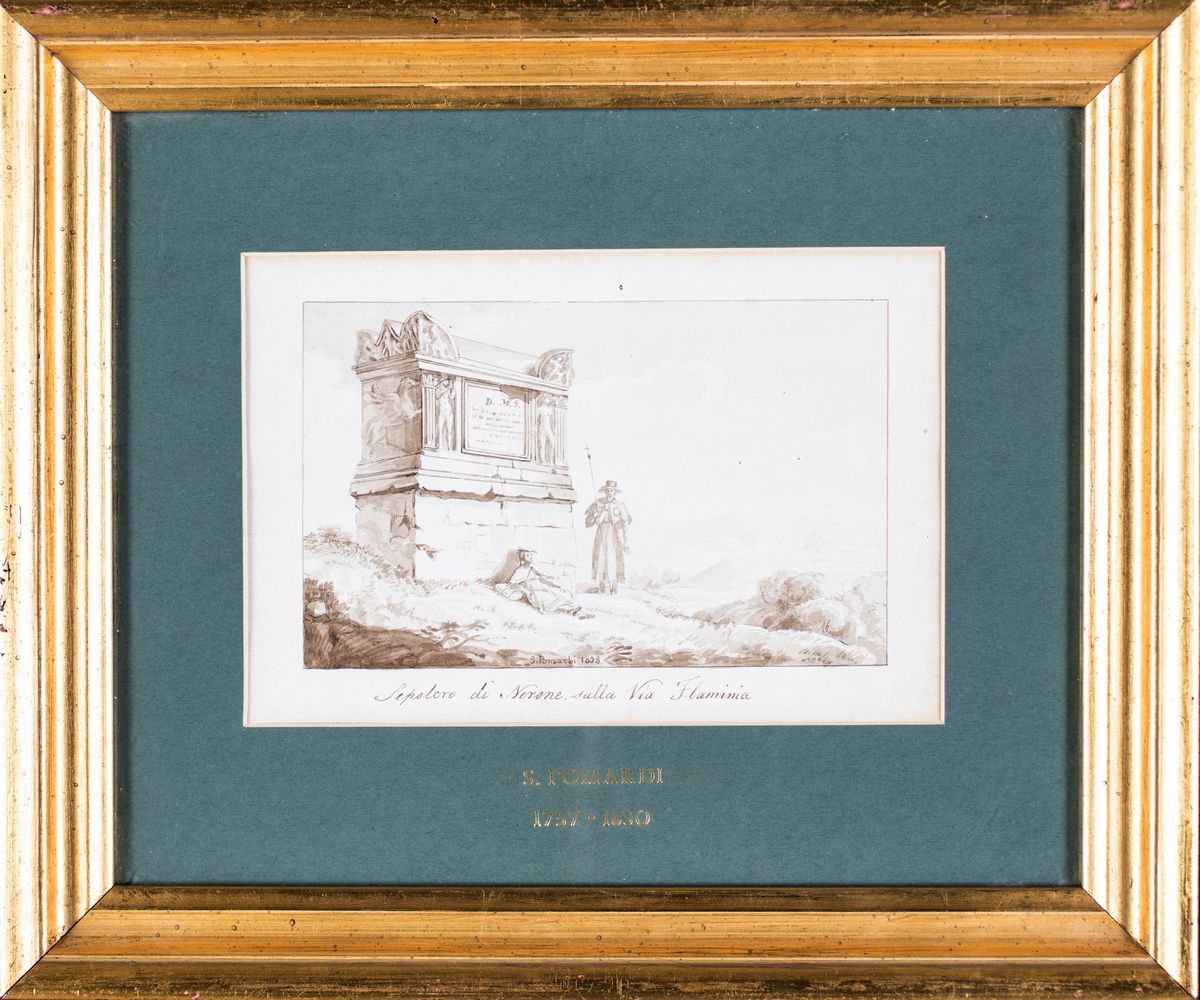 Simone Pomardi - A) Sepolcro di Nerone sulla Via Flaminia B) Palazzo di Cesare