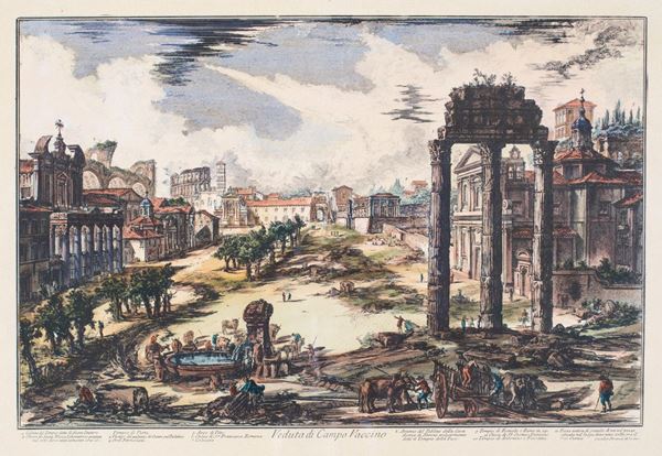 Giovanni Battista Piranesi - Veduta di Campo Vaccino