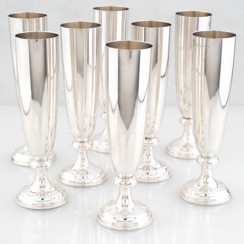 Otto Flutes in Argento, Brandimarte, Firenze