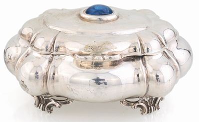 Scatola Portagioie in Argento