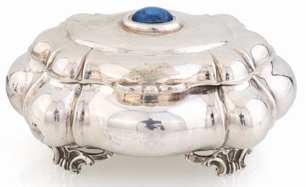 Scatola portagioie in argento  - Asta Argenti Antichi e da Collezione - Casa d'Aste Arcadia