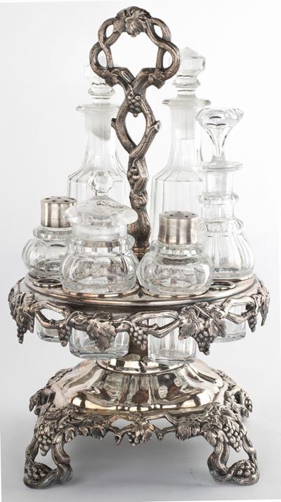 Cruet in Metallo Argentato