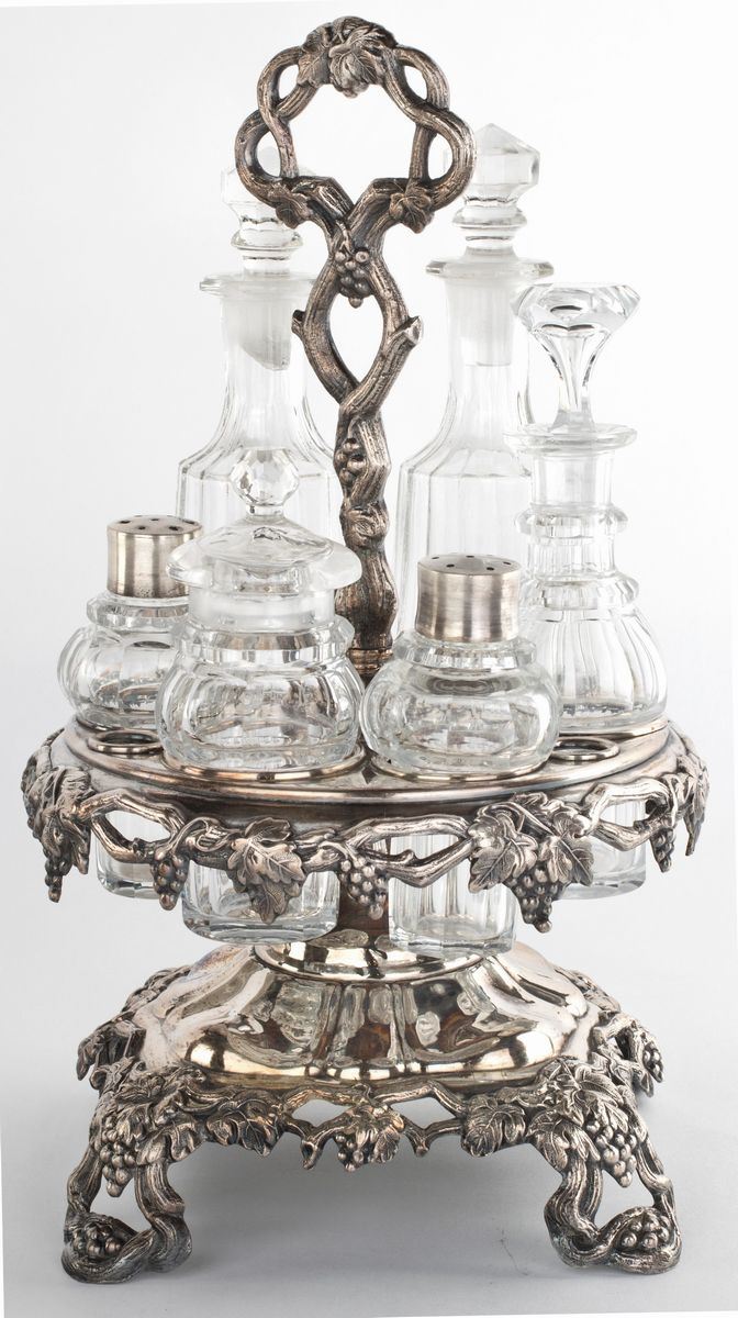 Cruet in Metallo Argentato