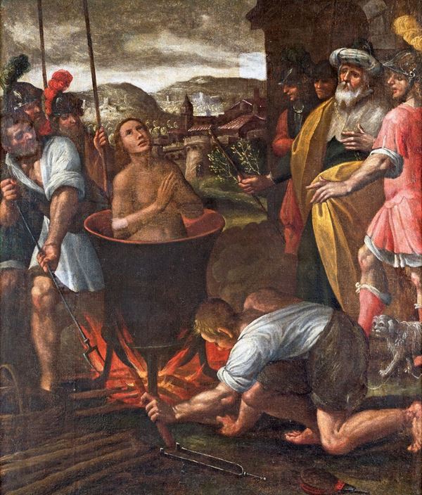 Pittore del XVII secolo - San Giovanni Evangelista