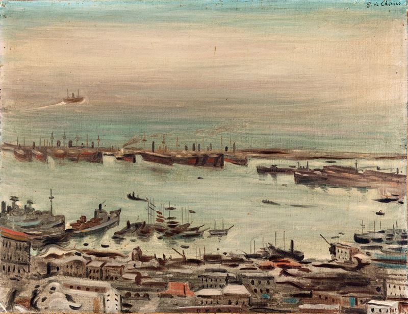 Giorgio De Chirico - Porto di Genova