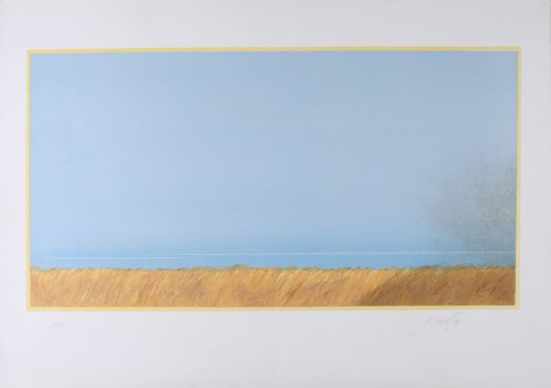 Piero Guccione - Paesaggio