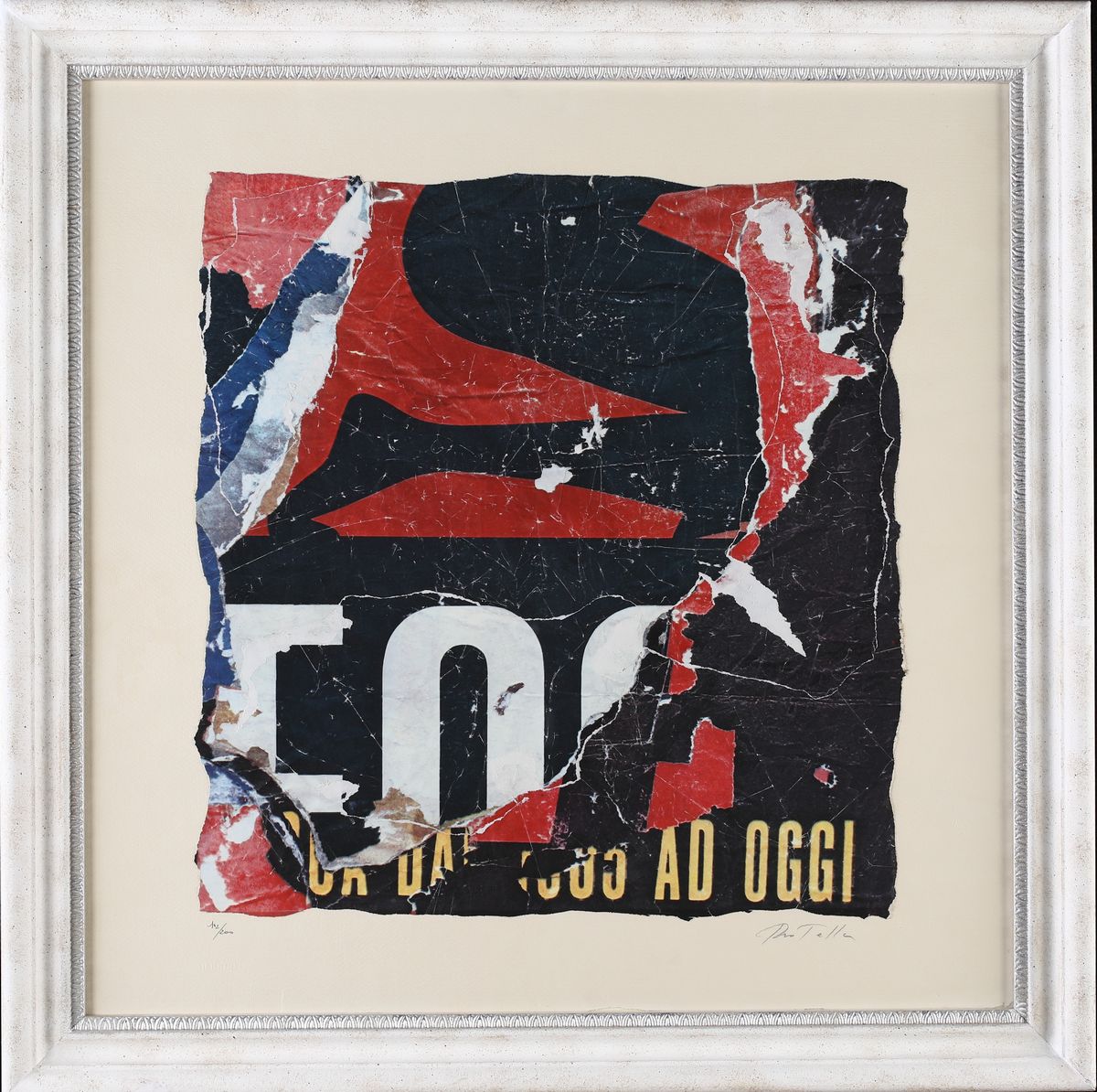 Mimmo Rotella - Senza Titolo