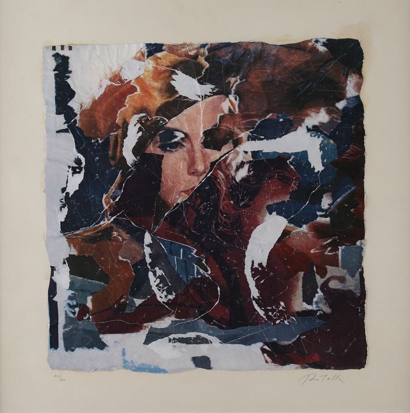 Mimmo Rotella - Senza Titolo