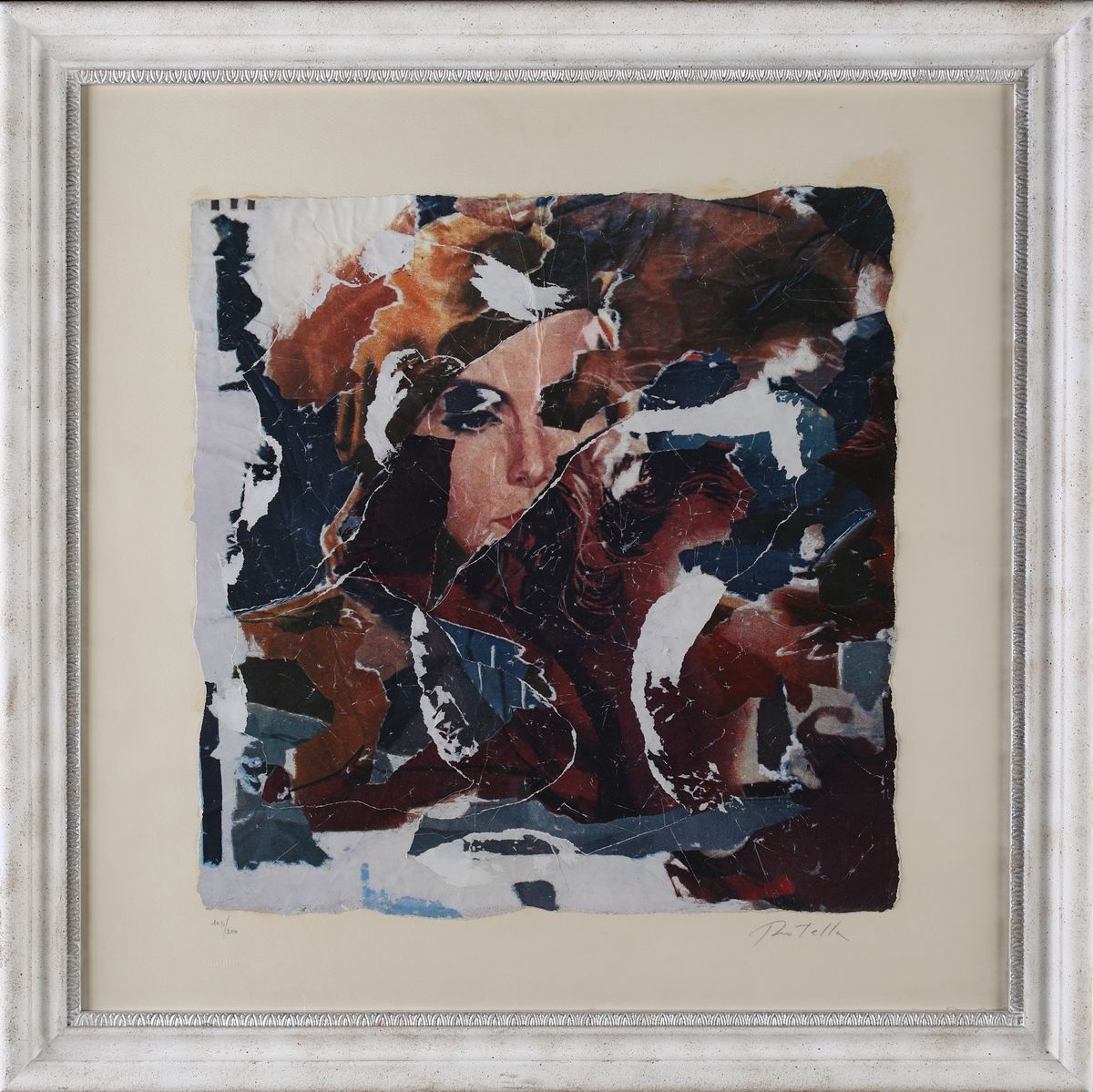 Mimmo Rotella - Senza Titolo