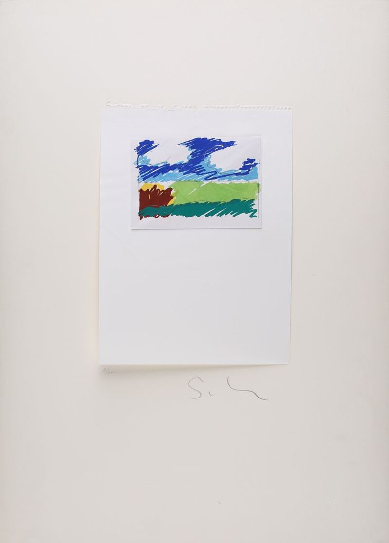 Mario Schifano - Paesaggio Anemico