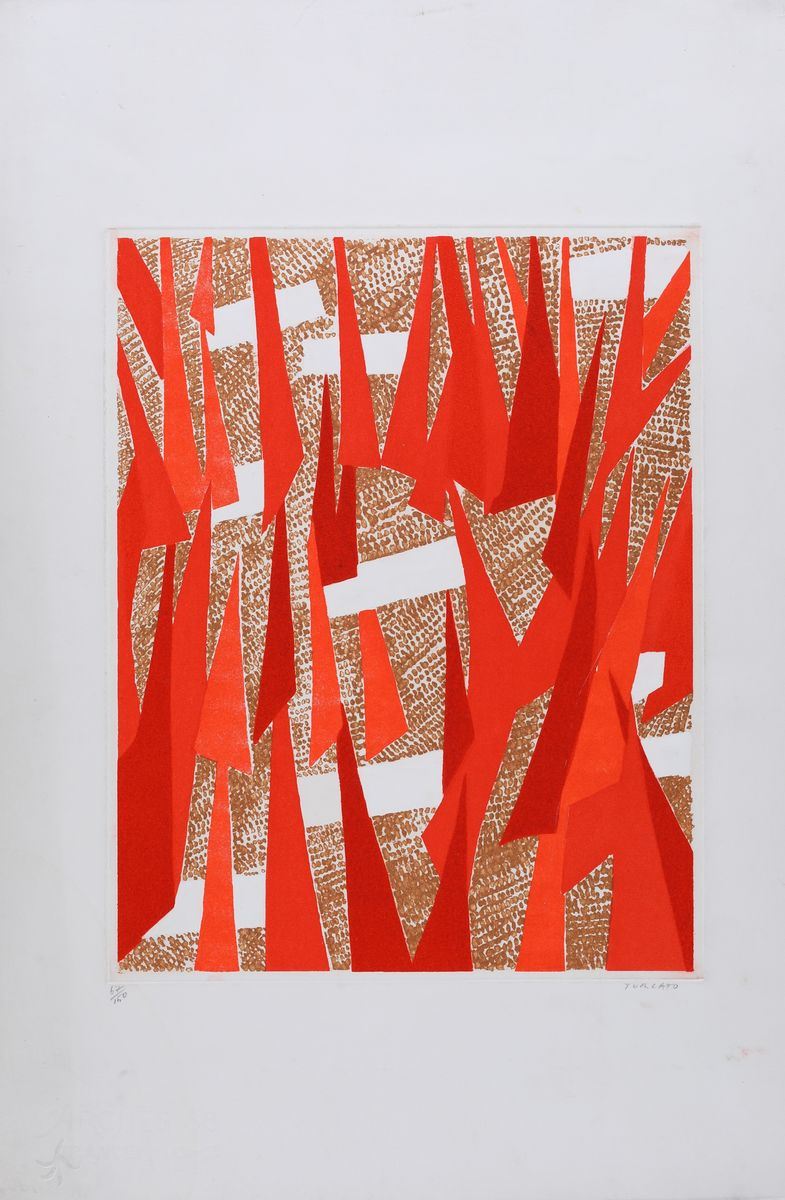Giulio Turcato - Bandiere Rosse
