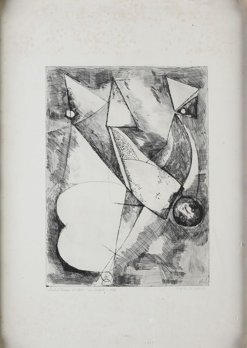Marino Marini - Ante Litteram - 2° Stato - la Caduta