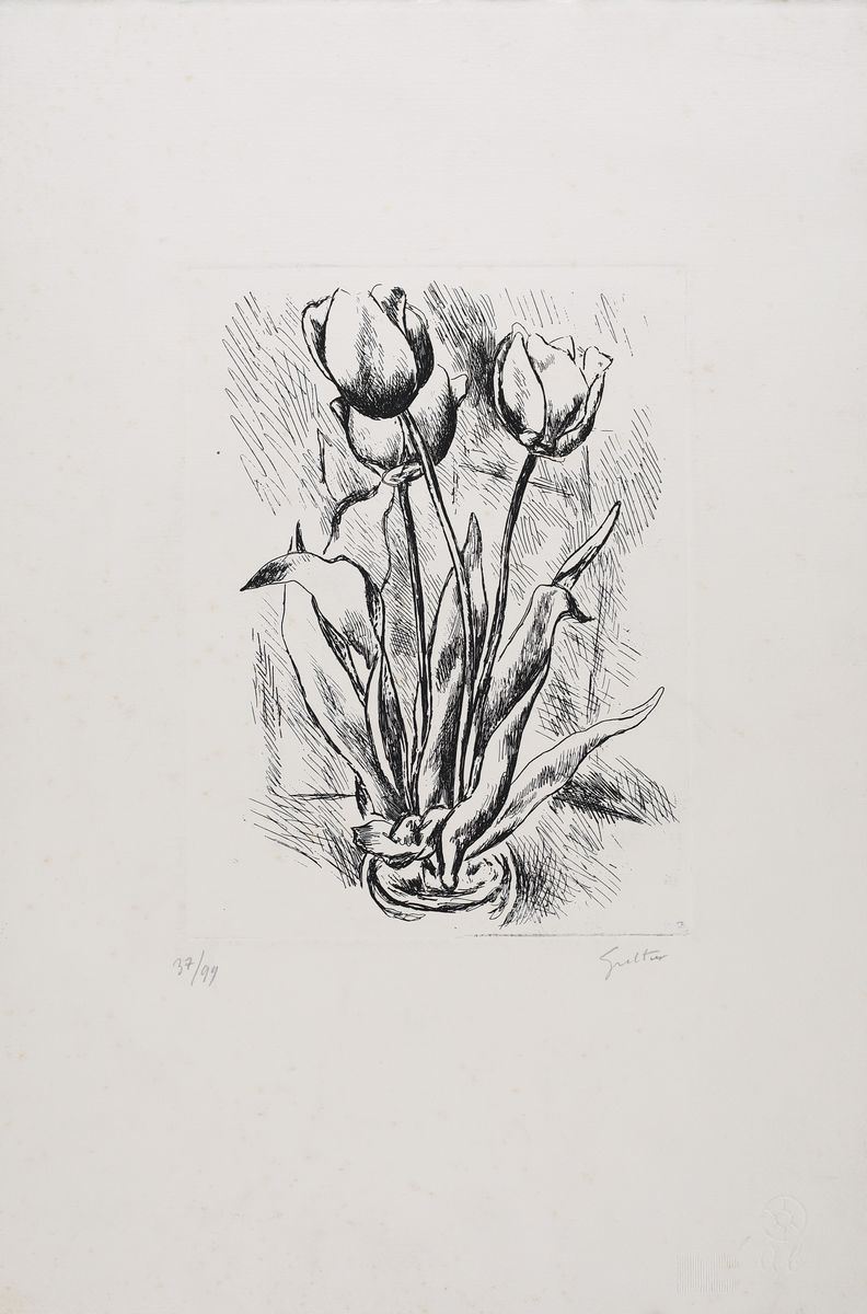 Renato Guttuso - Tulipani