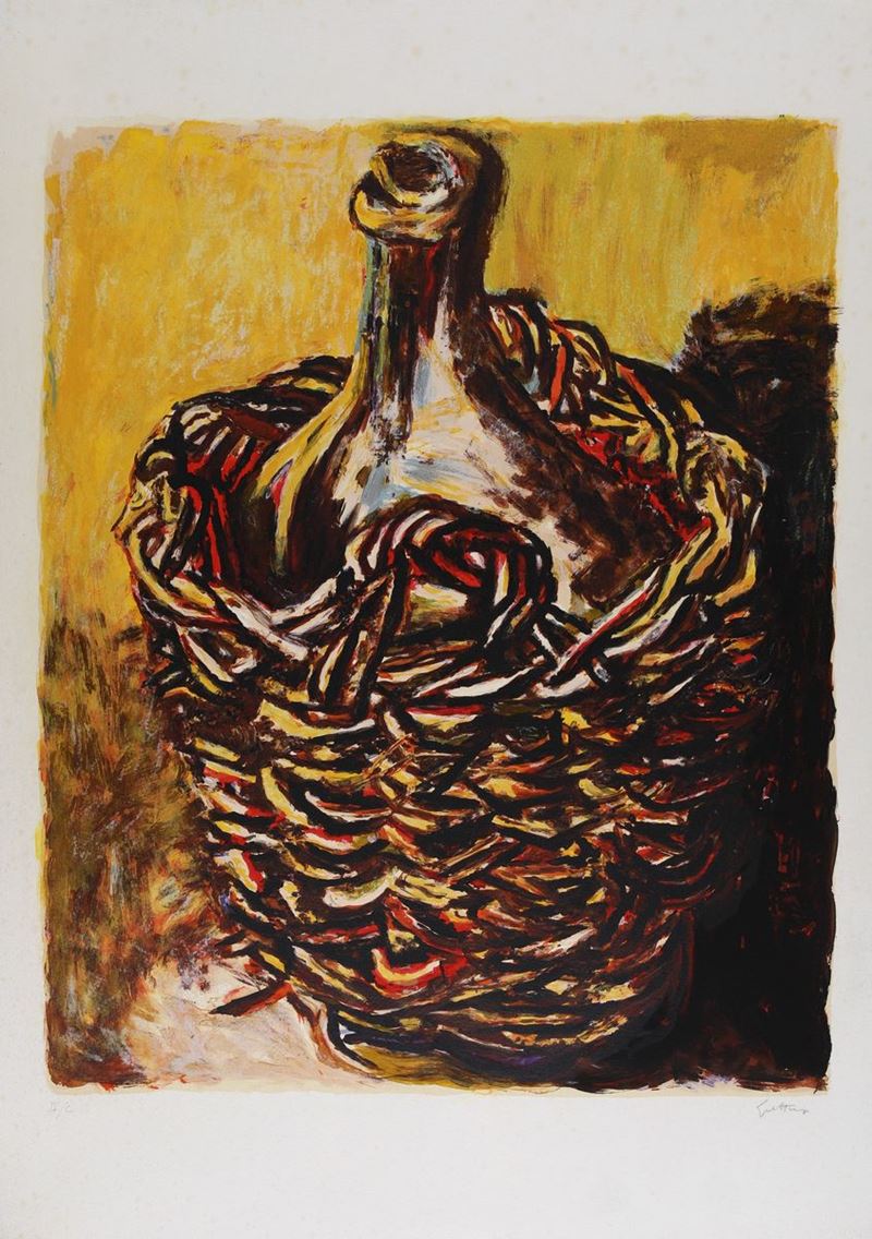 Renato Guttuso - La Damigiana
