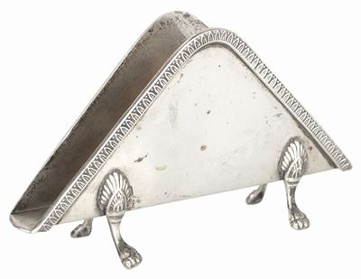Portasalviette in Argento