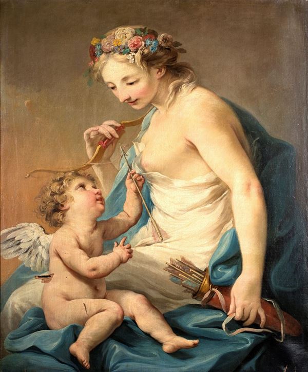 Jacopo Amigoni (attibuito) - Venere e Cupido
