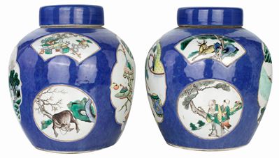 Coppia di Ginger Jars, Cina